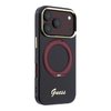 Imagen de FUNDA GUESS IPHONE 18 PRO MAX MAGSAFE RING STAND 360 SCRIPT METAL LOGO BURGUNDY 5556