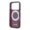 Imagen de FUNDA GUESS IPHONE 18 PRO MAX MAGSAFE RING STAND 360 SCRIPT METAL LOGO BURGUNDY 5556