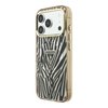 Imagen de FUNDA GUESS IPHONE 18 PRO MAGSAFE IML ZEBRA GLITTER TRIANGLE LOGO 5266