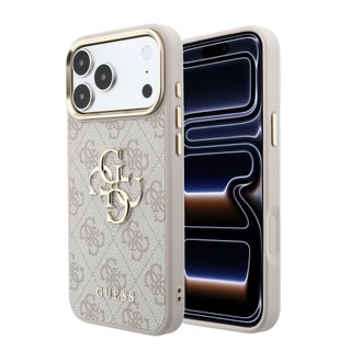 Imagen de FUNDA GUESS IPHONE 18 PRO MAX  BIG 4G CLASSIC LOGO PINK 1039