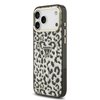 Imagen de FUNDA GUESS IPHONE 18 PRO MAX MAGSAFE LEOPARD GLITTER TRIANGLE LOGO BLACK 5310