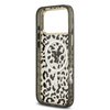 Imagen de FUNDA GUESS IPHONE 18 PRO MAX MAGSAFE LEOPARD GLITTER TRIANGLE LOGO BLACK 5310