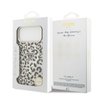 Imagen de FUNDA GUESS IPHONE 18 PRO MAX MAGSAFE LEOPARD GLITTER TRIANGLE LOGO BLACK 5310