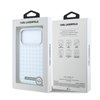 Imagen de FUNDA KARL LAGERFELD IPHONE 18 PRO MAX MAGSAFE SMOOTH PU HOUNDSTOOTH & RESIN LOGO L. BLUE  9691
