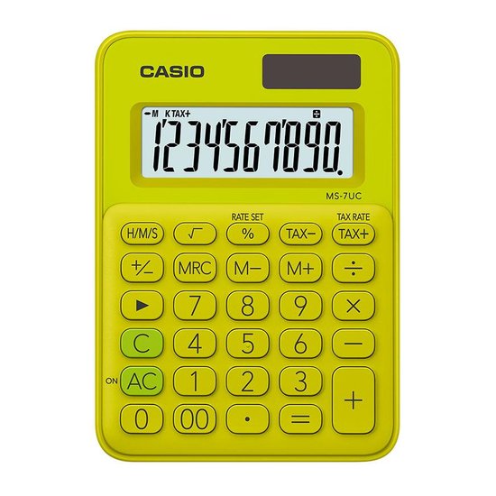 Imagen de CALCULADORA CASIO MS-7UC-YG