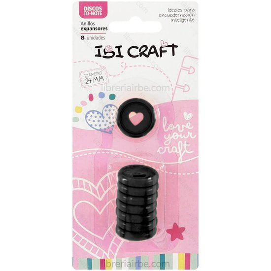 Imagen de ANILLOS DE 24 MM PARA ENCUADERNADO - NEGRO