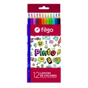 Imagen de LAPICES DE COLORES FILGO x12
