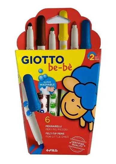 Imagen de MARCADORES GIOTTO BE-BÉ x6