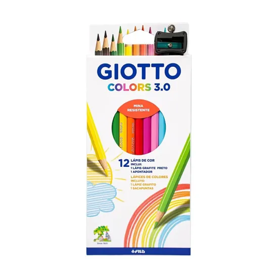 Imagen de LÁPICES DE COLORES GIOTTO x12