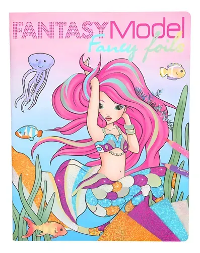 Imagen de Libro de foils para colorear de la línea top model