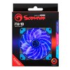 Imagen de Fan Cooler Ventilador Marvo Gabinete 12x12 Azul