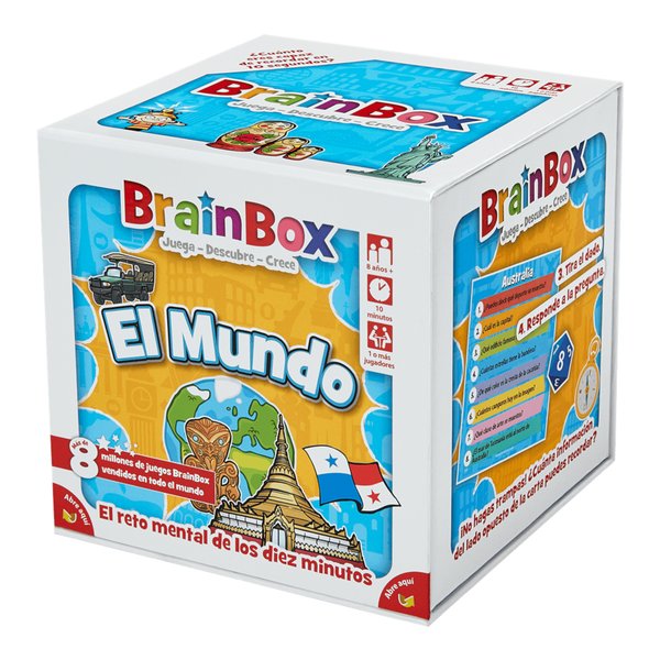 Imagen de Juego de Mesa Asmodee BrainBox El Mundo +8