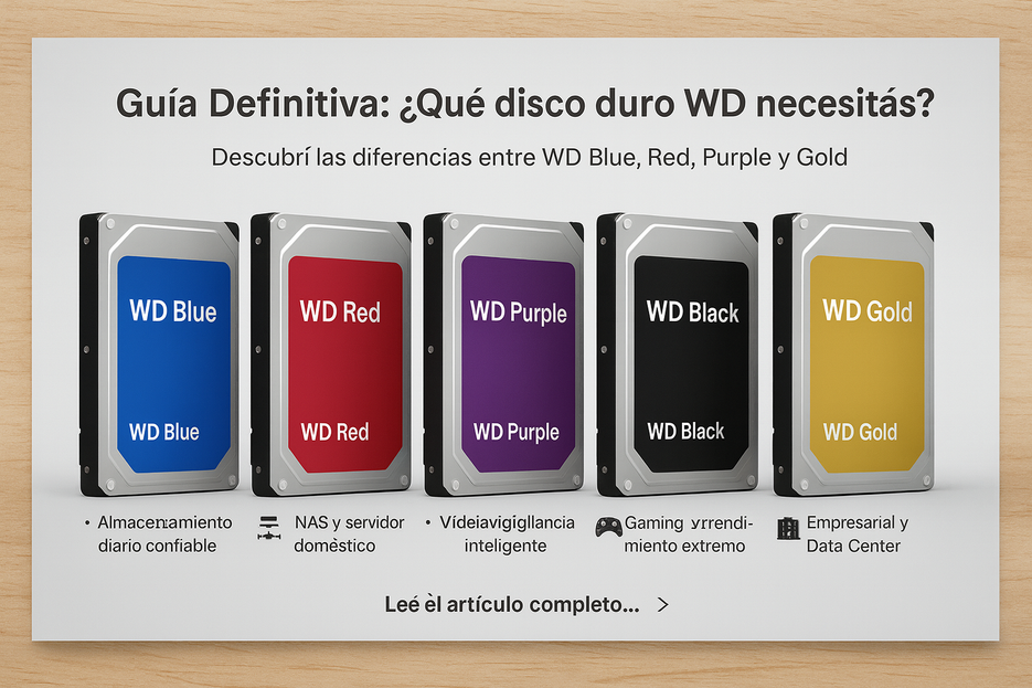 Discos duros Western Digital en Uruguay: precios, modelos y capacidades (2025) Discos duros Western Digital en Uruguay: precios, modelos y capacidades (2025)