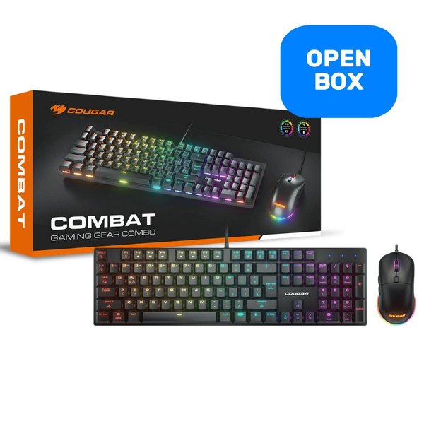 Imagen de Combo Cougar Teclado Y Mouse Combat Ob