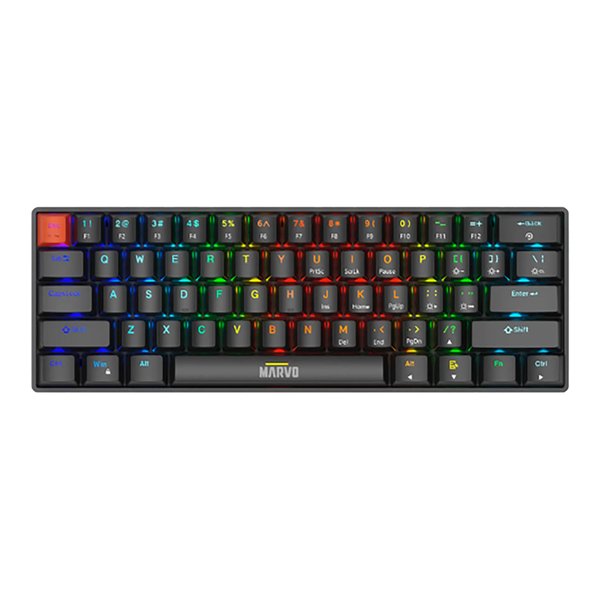 Imagen de Teclado Gaming Español Marvo Kg933g Mecánico Iluminación
