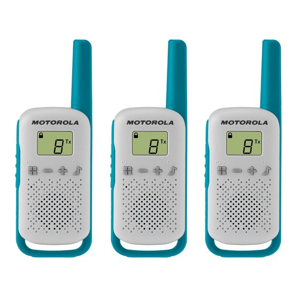 Imagen de Radio 2 Vías Motorola T114 25km 22 Canales Pack x3