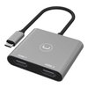 Imagen de Hub 2 Puertos Unno Hb1103gy 2 Hdmi