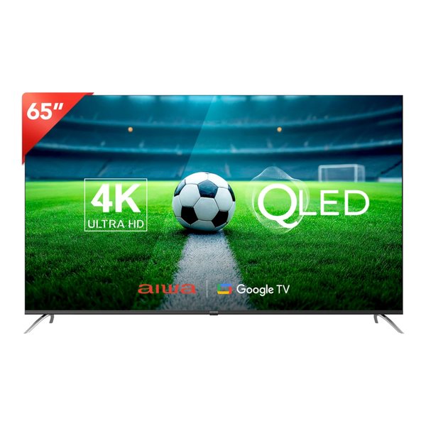 Imagen de Smart Tv Aiwa 65'' QLed 4k Hdr Google TV Comando De Voz