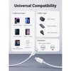 Imagen de Ugreen Cable Lightning A Tipo C White 1m
