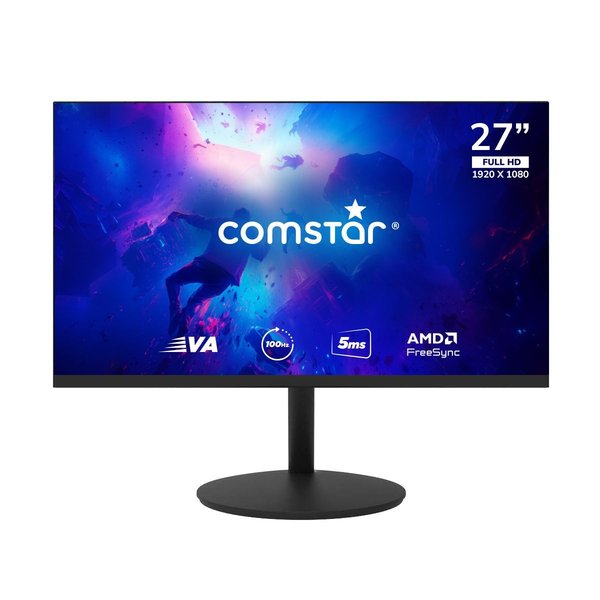 Imagen de Monitor Comstar 27" Fhd Flat 100hz Hdmi+vga