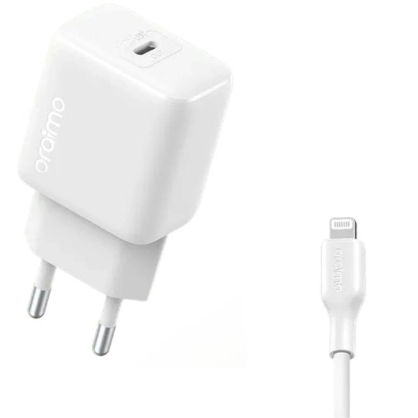 Imagen de Kit Oraimo Cargador 20wfast Type-c +cable C A Ltng
