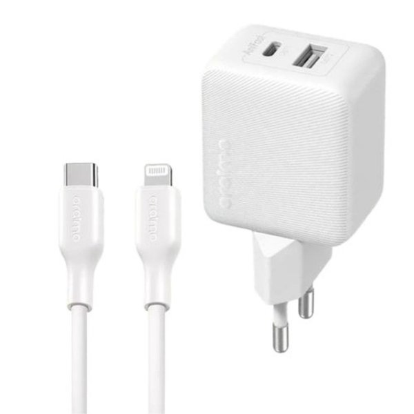 Imagen de Kit Oraimo Cargador 20w/fast + Cable Usbc A Usbc