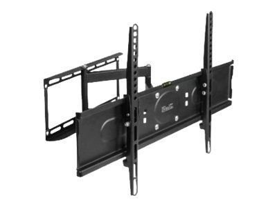 Imagen de Klip Xtreme KPM-885 - Kit de montaje (placa de contacto, abrazadera de interfaz, brazo articulado doble) para LCD / panel de plasma - acero con pintura electrolítica - negro - tamaño de pantalla: 26"-55" - interfaz de montaje: hasta 600 x 400 mm