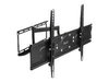 Imagen de Klip Xtreme KPM-885 - Kit de montaje (placa de contacto, abrazadera de interfaz, brazo articulado doble) para LCD / panel de plasma - acero con pintura electrolítica - negro - tamaño de pantalla: 26"-55" - interfaz de montaje: hasta 600 x 400 mm