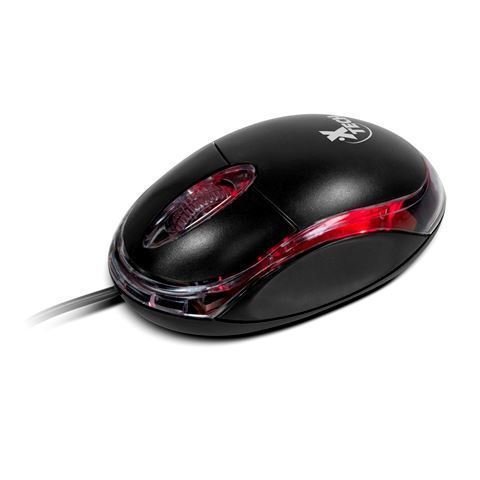 Imagen de Xtech - Mouse - Wired - USB - Black - 3D optical