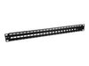 Imagen de Nexxt - Tablero de conexiones - instalable en bastidor - negro, RAL 9005 - 1U - 19" - 24 puertos