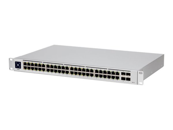 Imagen de Ubiquiti UniFi Switch USW-48-POE - Conmutador - Gestionado - 48 x 10/100/1000 (32 PoE+) + 4 x Gigabit SFP - sobremesa, montaje en rack - PoE+ (195 W)