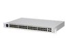 Imagen de Ubiquiti UniFi Switch USW-48-POE - Conmutador - Gestionado - 48 x 10/100/1000 (32 PoE+) + 4 x Gigabit SFP - sobremesa, montaje en rack - PoE+ (195 W)