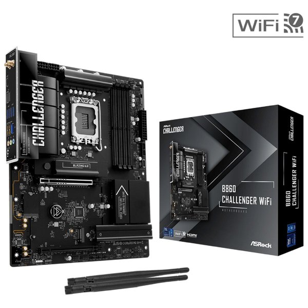 Imagen de Motherboard Asrock B860 Challenger Wifi S1851