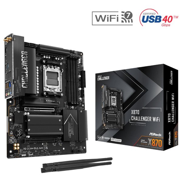Imagen de Motherboard Asrock X870 Challenger Wifi Am5