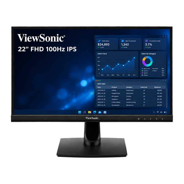 Imagen de Monitor Viewsonic 22" IPS 100Hz VA2214-H