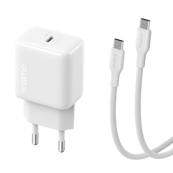 Imagen de Kit Oraimo Cargador 35w/fast Type-c + Cable C/C W