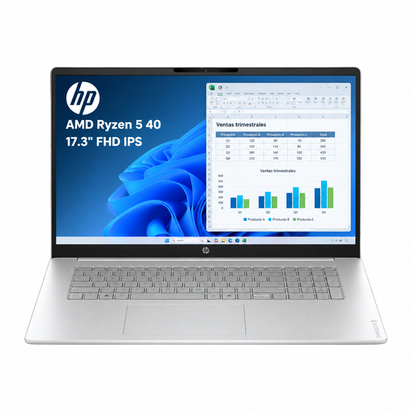 Imagen de Notebook HP OmniBook 3 AMD Ryzen 5 8GB 512GB 17.3" FHD