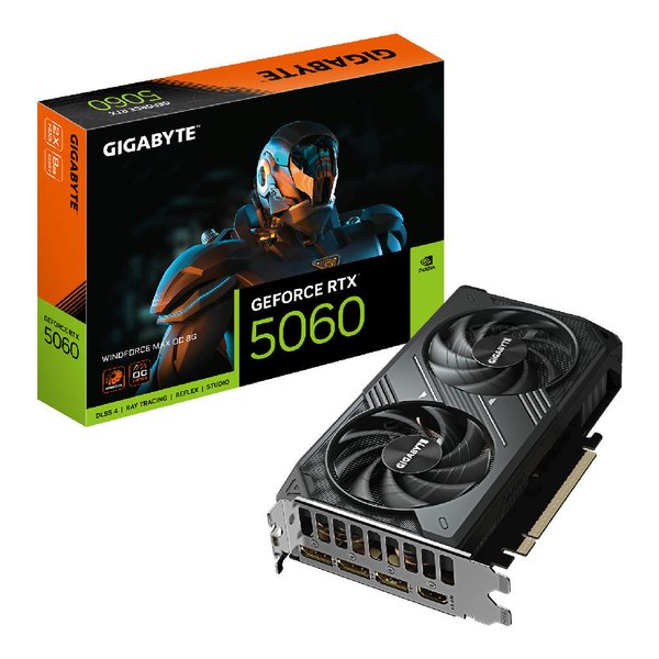 Imagen de Tarjeta de Video Gigabyte RTX 5060 Windforce Max OC 8GB