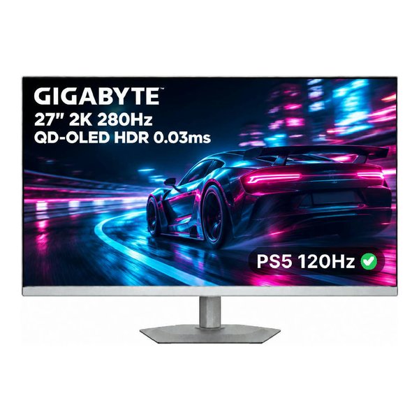 Imagen de Monitor Gigabyte 27" 2K QD-OLED 280Hz 0.03ms USB-C