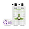 Imagen de Shampoo 1l + Acond. Cabellos Secos + Keratina Matizadora