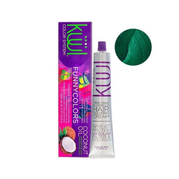 Imagen de Tinta Semipermanente Kuul FunnyColors Fantasia Verde 90ml