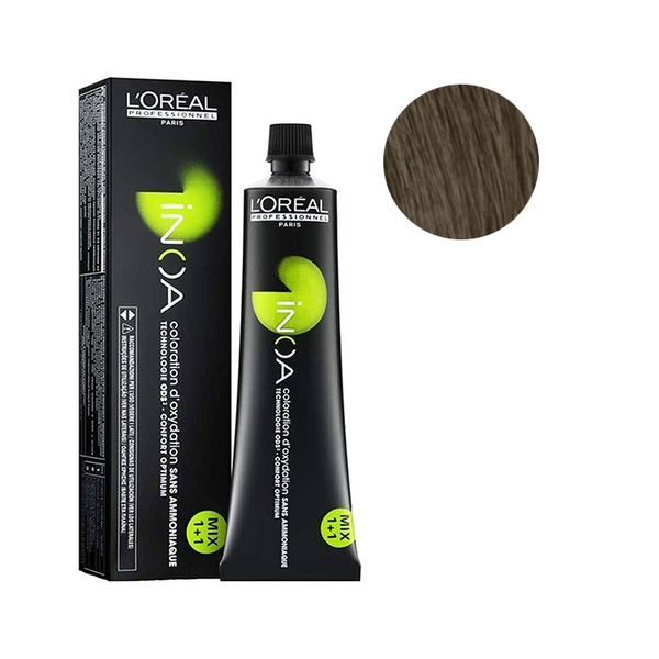 Imagen de Tinta Permanente Loreal Inoa Sin Amoniaco N° 6 60gr