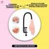 Imagen de Mano Fija De Goma De Practica Para Manicuria Con Pinza