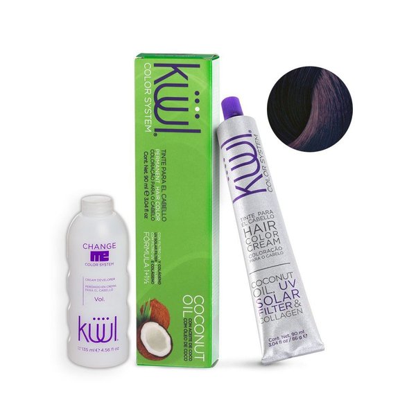 Imagen de Tinta Kuul N°1V Con Aceite De Coco 90gr + Oxidante Activador
