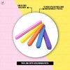 Imagen de Pack 50 Limas Recta Colores Super Acolchonada 18cm Manicuria