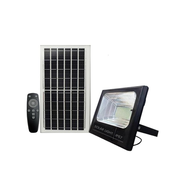 Imagen de Reflector Foco Led 300w Para Exterior Con Sensor Panel Solar