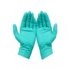 Imagen de Guantes De Nitrilo Descartables Verde 50 Pares Talle M