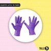 Imagen de Guantes De Nitrilo Descartables Violeta 50 Pares Talle S