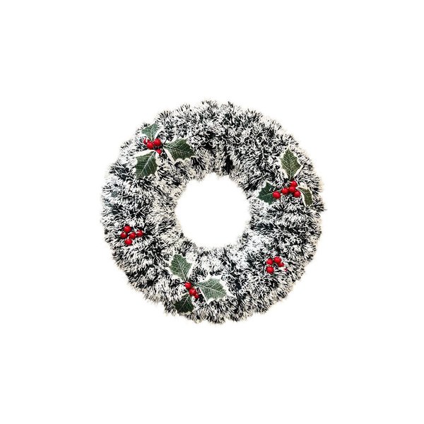 Imagen de Corona Navideña De 40cm Para Puerta Decoración Para Navidad