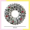 Imagen de Corona Navideña De 40cm Para Puerta Decoración Para Navidad